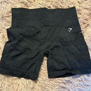 Gymshark Adapt Camo Seamless Shorts in Black
